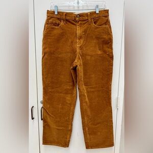 Universal Thread Vintage Straight Rust Corduroy Pants Size 6/28R